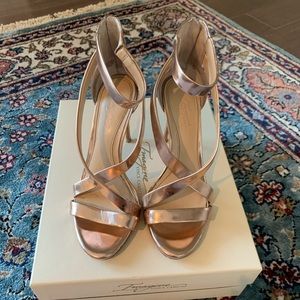 Vince Camuto Rose Gold Heels 6.5